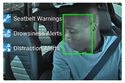 AI-Powered Driver Monitoring Camera